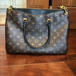 Louis Vuitton Black Monogram Canvas Pallas.